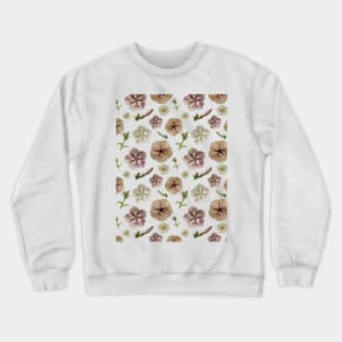 Phlox Pattern Crewneck Sweatshirt